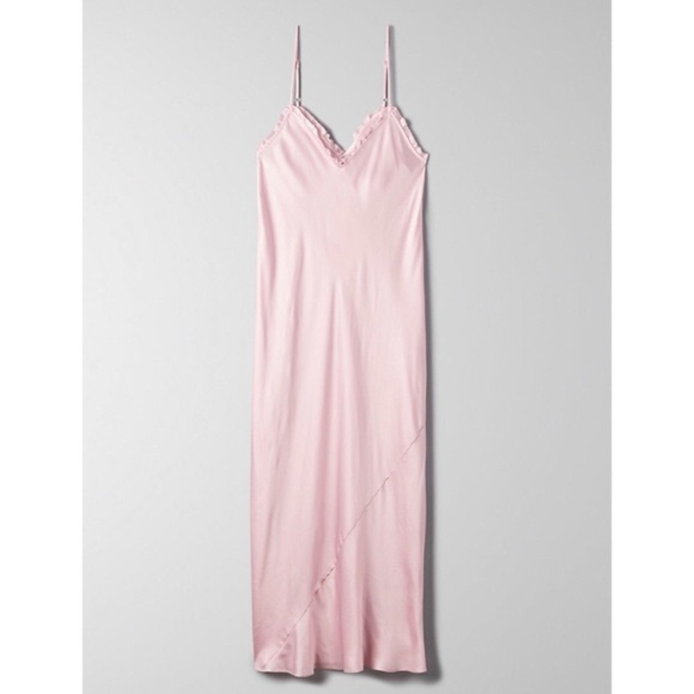 Wilfred Aritzia Wera Satin Slip Dress